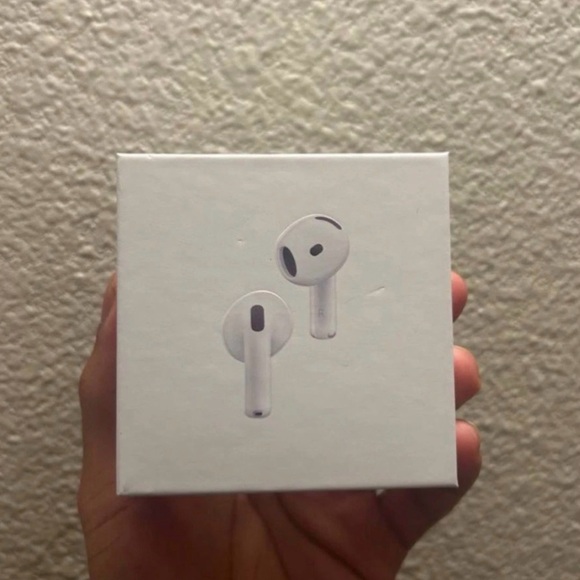 White Wireless Earbuds in Box
